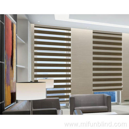 Zebra Blinds with Decorative Design